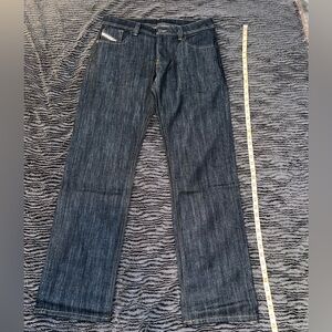 Diesel Men's Dark Blue Straight Jeans